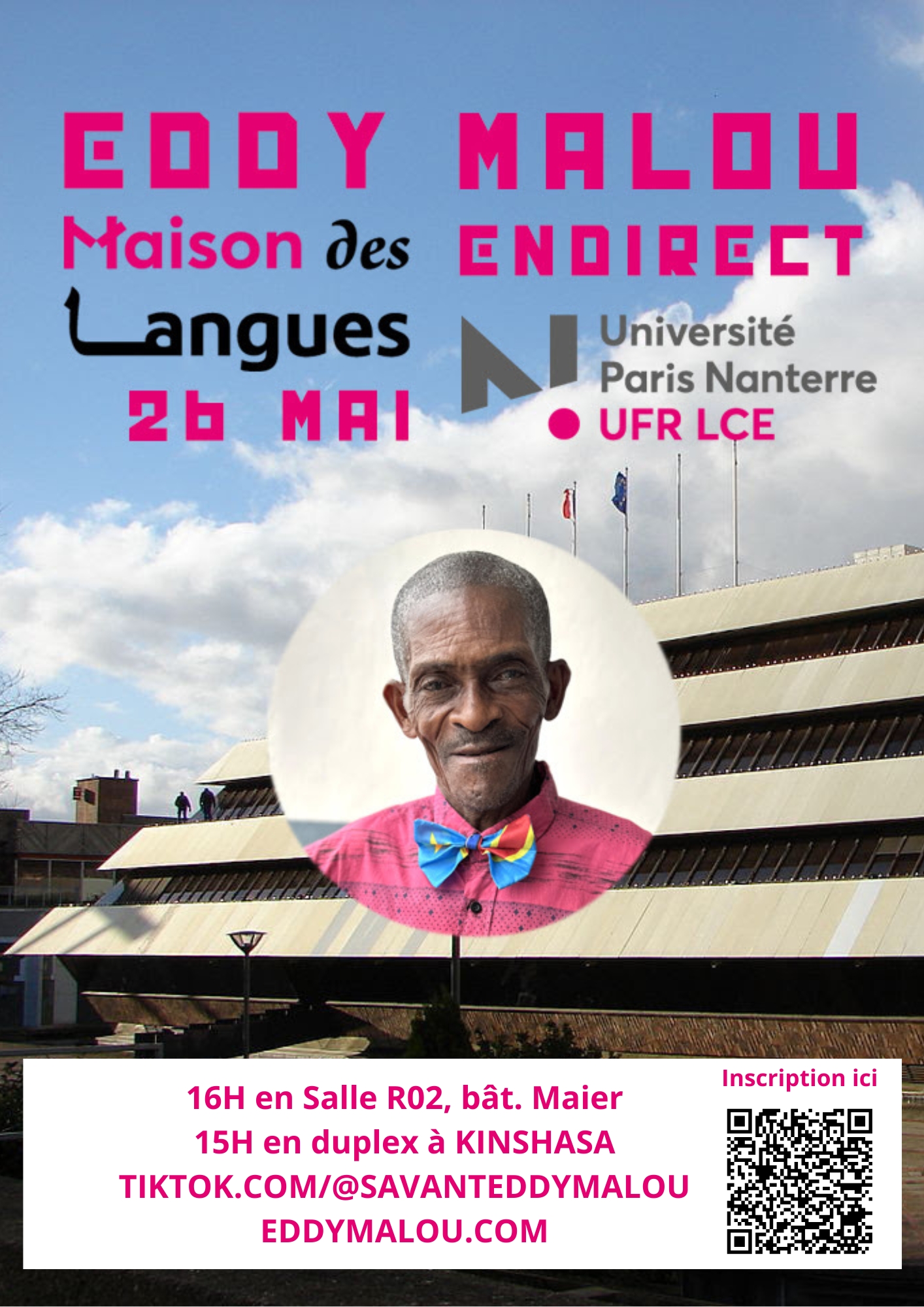 Rencontre avec Eddy Malou à la Maison des langues
