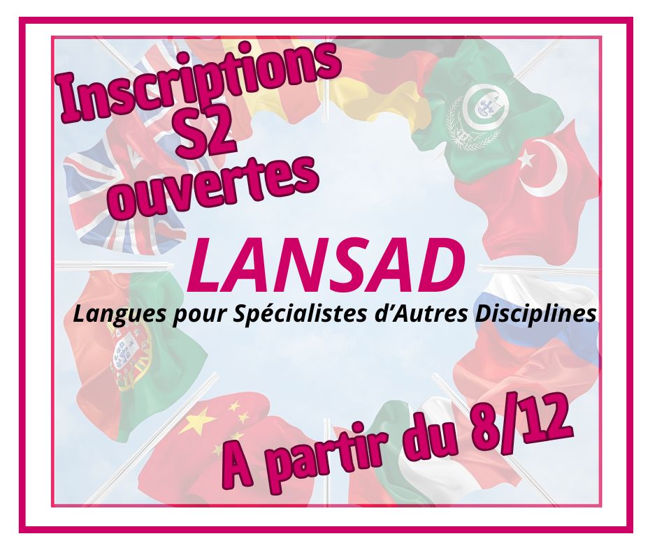 Inscriptions S2